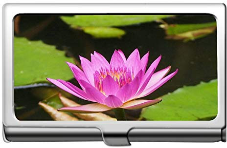 Yanteng Pink Lotus Visitenkartenetui-Lotus Visitenkartenetui