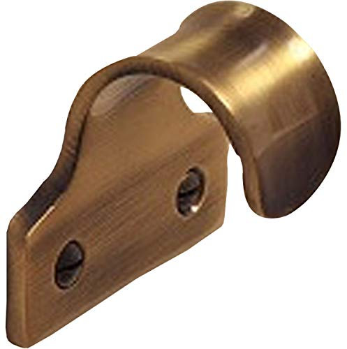 Window Sash Lift Finger Push/Pull Slide Grip Handle + Screws Hook Solid Victorian Vintage Old Style Fittings Handles 50mm Hook Top Quality Brass Finish Pack of 4