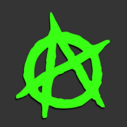 Decus Shop Anarchy L 0170 (neon grün) // Sticker OEM JDM Style Aufkleber