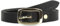 Lois Damen Gürtel aus Leder Belt, Schwarz + vergoldet, 110 cm