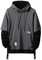 GURUNVANI Kontrastfarbe Pullover Hoodie Herren Patchwork Hoodies Männer, 09w107grau, XXL