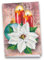 Ideen mit Herz Diamond-Painting-Grußkarte | Din B6 (11,5 x 16,5 cm) | 370 g/m² | inkl. Umschlag & Werkzeug (Kerzen mit Weihnachtsstern)