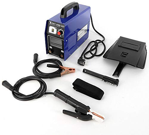 RibasuBB Soldador de electrodos, Soldador inversor, inversor de electrodos, Dispositivo de Nivel de Entrada Soldador eléctrico IGBT MMA electrodos 220V 200A