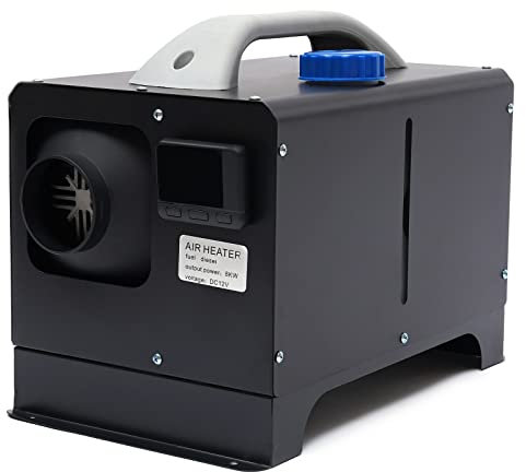 DiLiBee Kit di riscaldamento dell'aria per auto, 12 V, 8 KW, con termostato LCD, per auto, roulotte, barche, camion, camper