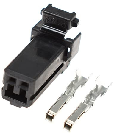 LIANGMEI Qingqing Store 1/5 / 20Sets TYCO 2 Wege Auto-Lautsprecher Mops-Hochtöner-Stecker elektrischer Kabelbaum weiblicher männlicher Stecker 174057-2 174056-2 Fit for Mazda