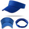 FINDING CASE Sun Visor Cap - Women Ponytail Baseball Cap, Washed Outdoor Trucker Hat Plain Dad Cap, Adjustable Twill Golf Tennis Visor Hats for Men (Blue)
