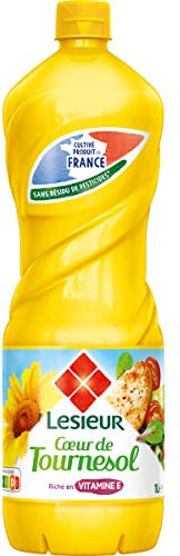 LESIEUR Olio di semi di girasole coltivato e prodotto in Francia, 1 l, 3 pezzi
