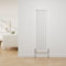 NRG Radiador tradicional blanco brillante de hierro fundido de 2 columnas de calefacción central vertical radiadores de baño 1500 x 380 mm