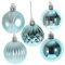 FONDOTIN Dekorative Kugeln 20pcs Weihnachtsschmuck Dekorationen Unzerbrechliche Kunststoff Weihnachtskugeln Lanyard für Zuhause und