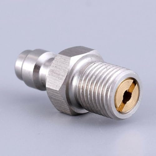 Raccordo a sgancio rapido, adattatore di ricarica, filettatura maschio da 8 mm, raccordo rapido per valvola di riempimento M10/1