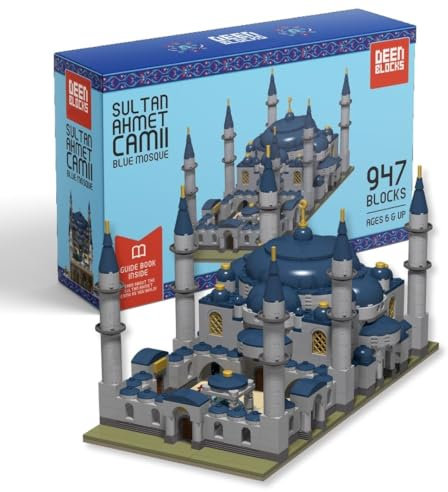 Yaseer Sultan Ahmet Camii Moschee Bausteine Islamische Architektur für Kinder und Erwachsene, 4er-Set