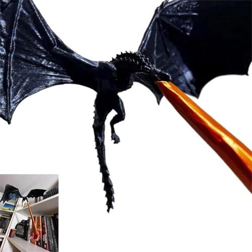 Dragon Book Nook, Serre-Livres 3D, Décoration d'Halloween, Bibliothèque Gothique, Cadeau d'Anniversaire pour Décoration d'Étagère