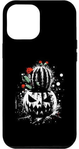 iPhone 12 Pro Max Jack O' Lantern Cactus - Creepy Pumpkin Halloween Lover Case