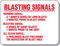 Explosive Und Sprengstoff Bergbau Zeichen - Sprengsignale Warnschild Eisenmalerei Vintage-Dekoration Metall Wanddekoration Lustiges Deko Hängeschild Für Wohnzimmer Badezimmer Cafe M