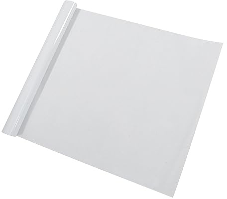 Zerodeko Vinilo Adhesivo Mate Para Ventanas Protección De Privacidad Lámina Opaca y Traslúcida Autoadherible Electroestática Para Baño Oficina