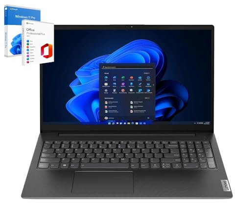 Lenovo Ordinateur portable FHD 15,6 pouces | Core i5-13420H jusqu'à 4,60 Ghz | RAM 24 Go | SSD 1 To | Win 11 Pro | MS Office 2021 | Garantie incluse 36 mois