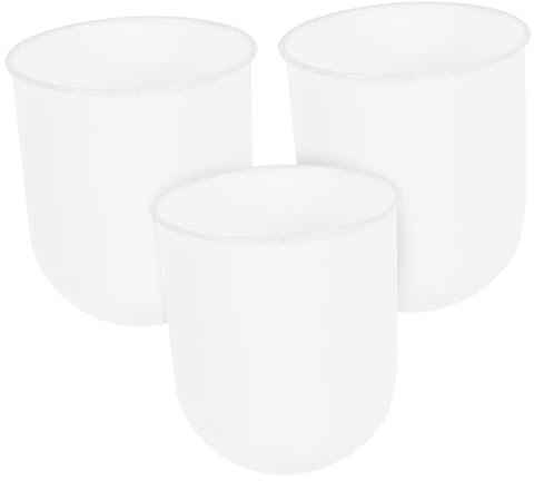 GAROZATION Toilettenbürste Plastikbecher 3er-Pack Platzsparende Badezimmerbürstenhalterschüssel