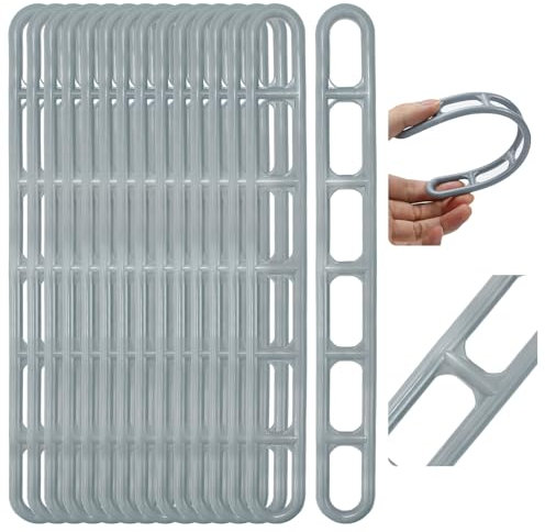 VGECEE 25 PCS Tensor Toldo Vela Tensor Toldo Autocaravana 6 Escaleras Elementos de Arriostramiento Tensor Tienda de Campaña de Plástico Flexible Correas de Goma para Toldo de Sombreo Cenador Camping