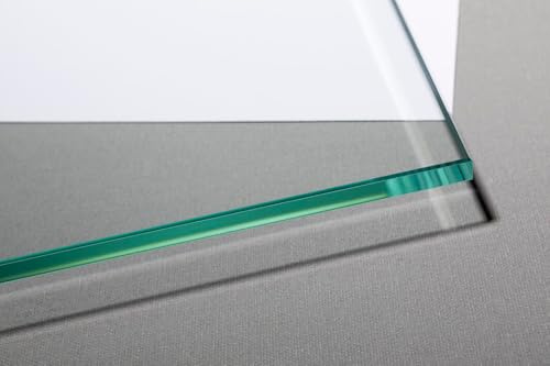 ESG Tischplatte nach Maß – Individuell Anpassbare Glasplatte – klar – 8 mm – Tischplatte, Glasplatte Küche - Sicherheitsglas nach Maß für Tischplatten, Möbelauflagen – Made in Germany