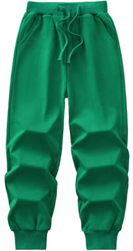 WIYOSHY Pantalon de Jogging en Coton à Cordon de Serrage pour garçons et Filles