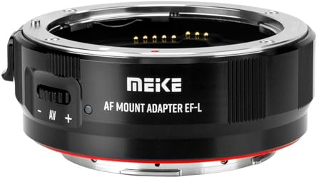 Meike MK-EFTL-B Autofokus-AF-Mount-Adapter Metall-Objektivkonverter für Canon EF-Objektive für Panasonic L-Kameras S1H S1 S5 S1R FP FPL SL SL2
