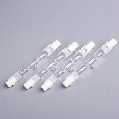 Lumetheus 120W R7s Tungsten Linear Halogen Floodlight - 4PCS Warm White 2800K Dimmable Bulbs for Work Lights & Landscape Lighting 230V-78MM
