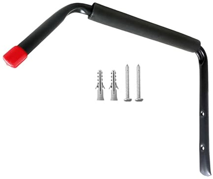 Fenteer Hanging Kayak Rack for Storage, Canoe Holder, Garage Hooks for Paddle Board And Ski Equipment, Red