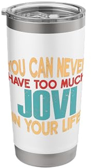 Funny Jovi Personalized Tshirt First Name Joke Item Stainless Steel Insulated Tumbler