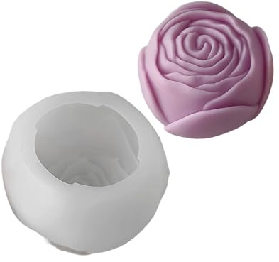 Moule artistique en silicone en forme de fleur pour savon innovant