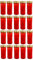 HAC24 20er Set XL Grablicht Rot Grabkerze mit Deckel Großer Grabbrenner Grablaterne Grableuchte Grablampe Dauerbrenner