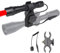 DARKBEAM Lampe de Poche à lumière Rouge LED Tactique Rechargeable, Zoomable Portable Red-Light pour la pêche, la Chasse, l'astrophotographie, Le détecteur