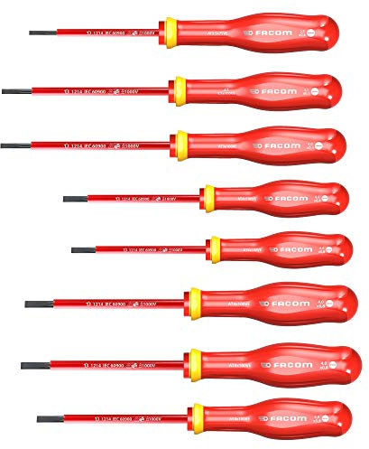 Facom ATD.J8VE-Juego de 8 Destornilladores PROTWIST aislados 1000V