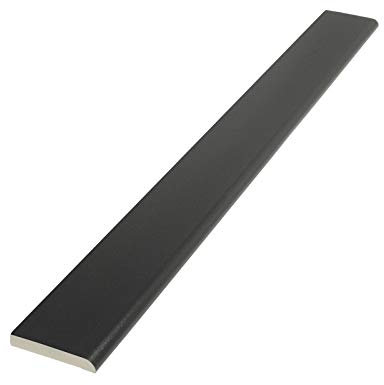 Pencil Round Architrave uPVC Plastic Finishing Trim Moulding (2.5m) - 45mm, Anthracite Grey (Smooth)