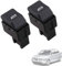 Twowinds - Interrupteur Lève-vitre Compatible avec VW Polo (1999-2001) Lupo (1998-2005) Seat Cordoba (1999-2002) Ibiza 3 (1999-2002) - 6X0959855B - Commande Lève-vitre - Bouton (2 Pièces)