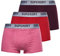 Superdry Trunk Multi Triple Pack Boxer Court, Bordeaux/Rouge/Rose, XXL (Lot de 3) Homme