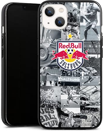 Silikon Hülle kompatibel mit Apple iPhone 13 Case schwarz Handyhülle FC Red Bull Salzburg Red Bull Salzburg