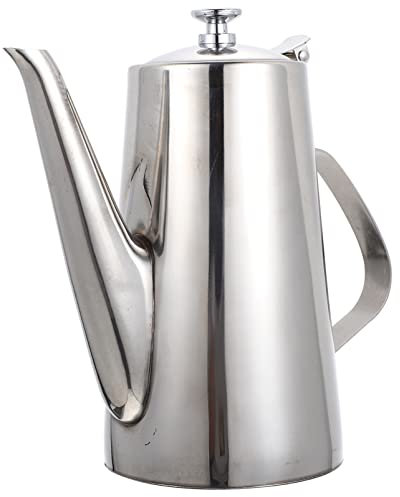Brocca Per Acqua Fredda in Acciaio Inox Contenitore Per La Conservazione Dellolio Oliera Porta Olio Flacone Dosatore Di Salsa Di Soia Brocca Tè Salse Acciaio Inossidabile Lecythus