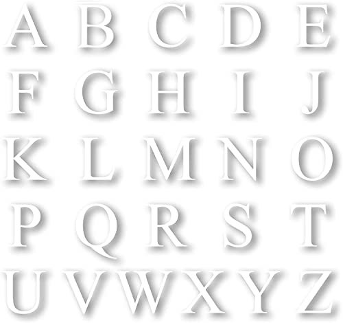 Décorations de boîte à ballons, 26 lettres (1 lot de A-Z) pour nom personnalisé, fête d'anniversaire, décoration de fête prénatale, blocs décoratifs pour révélation du sexe (26 lettres de A à Z)