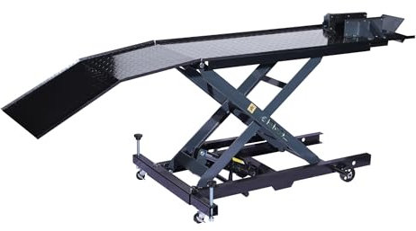 BPAC Table Elevatrice Moto 360 KG Hydraulique - Table Elevatrice Atelier pour Moto - Largeur 55 cm