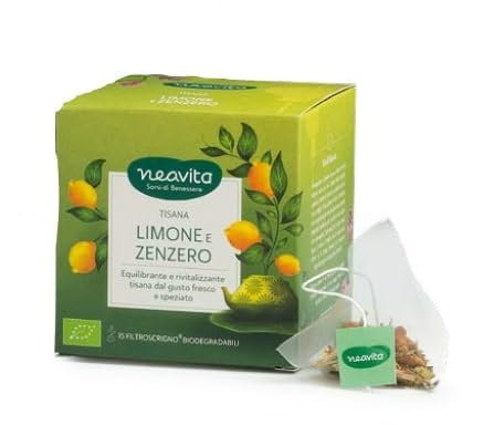 Neavita Tisana Limone E Zenzero 15 Filtroscrigno