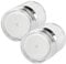 Tabanzhe 2Pcs Vacuum Cream Jar Bottles - Airless Pump, Portable Cosmetic Containers for Lotions, Creams, and Makeup, Refillable Travel Bottles, Refillable Cosmetic Jars (15ML)