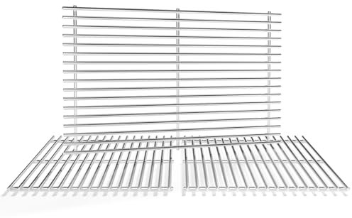 DPZM 3er-Pack Edelstahl-Ersatzgrillteile für Weber Genesis 2 GS4 Roste 66089 66097 LX 400 SER GBS S-435, Weber Genesis II E-410, E-435, S-435, SE-410, Kitchen-Aid 720-0856V 740-0781
