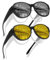 2PCS Polarisierte Überzieh Sonnenbrille Damen Herren, Sonnenbrille Überbrille mit UV Schutz, Nachtfahrbrille Polarisierte Sonnenbrille Über Normale Brille, TR Überbrille Sonnenbrille für Brillenträger