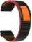 ZoRoll 26mm QuickFit Cinturino per Garmin Fenix 8 51mm/Fenix 7X Pro/7X/6X/6X Pro/5X, Elastico Nylon Cinghie di Ricambio per Garmin Enduro 3/tactix 7 AMOLED/tactix 7 Pro/Enduro - Rosso Verde