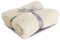 Como Kuscheldecke Creme, Teddy-Fleecedecke, kuschelige Wohndecke, 100% Polyester, 300 GSM, gesäumte Einfassung 150 x 200 cm
