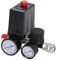 Sharplace Pressostat pour raccords de compresseur d'air 4 trous Pièces de rechange Interrupteur de compresseur d'air Régulateur de pression Interrupteur de, 15cmx10cm