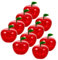 10 Stück Schachtel Apple Candy-box Süßigkeiten Fall Unkraut-party-süßigkeiten-fall Festivalkoffer Kreative Weihnachtsboxen Party Bevorzugt Kisten Partygeschenke Rot Plastik SAFIGLE