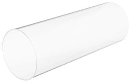 ABOOFAN Kerzenlampenschirm aus Glas Desktop-Dekoration transparente E40-Glühbirne Windgeschützter Kerzenhalter Zylindrischer Kerzenhalter Retro-Kerzenhalter Kerze bedeckt Ärmel