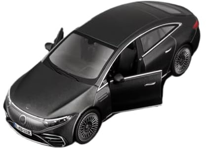 XGFFBAGB 1:24 Für EQS SUV Auto Diecast Modell Edition Geländewagen Legierung Spielzeug Sammlung Geschenk(Black,No Box)
