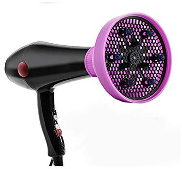 Diffusore in Silicone per Phone Asciuga Capelli con Collo da 4.2 – 4.8 cm Asciugacapelli Richiudibile | Dimensioni in Descrizione per Compatibilità Col Vostro Phone | Colore Selezionabile (Rosa)